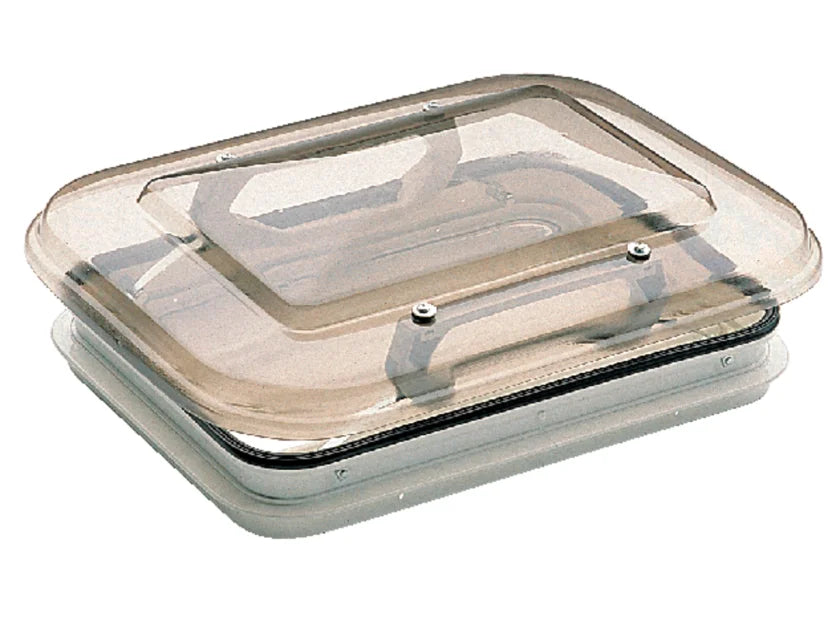 Lanterneau 500X350 mm avec barres de protection